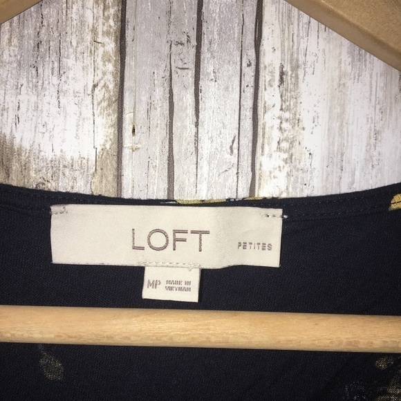 Loft Blue Floral Blouse - Picture 5 of 5